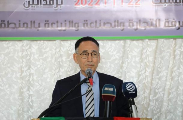 "المنفي" يبحث مع وفد اللجنة الليبية الإيطالية المشتركة المرحلة الأولى لمشروع الطريق السريع إمساعد - رأس أجدير