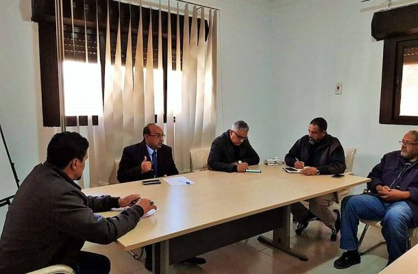 المعداني يبحث استئناف عدد من المشاريع المتوقفة ببلدية سرت