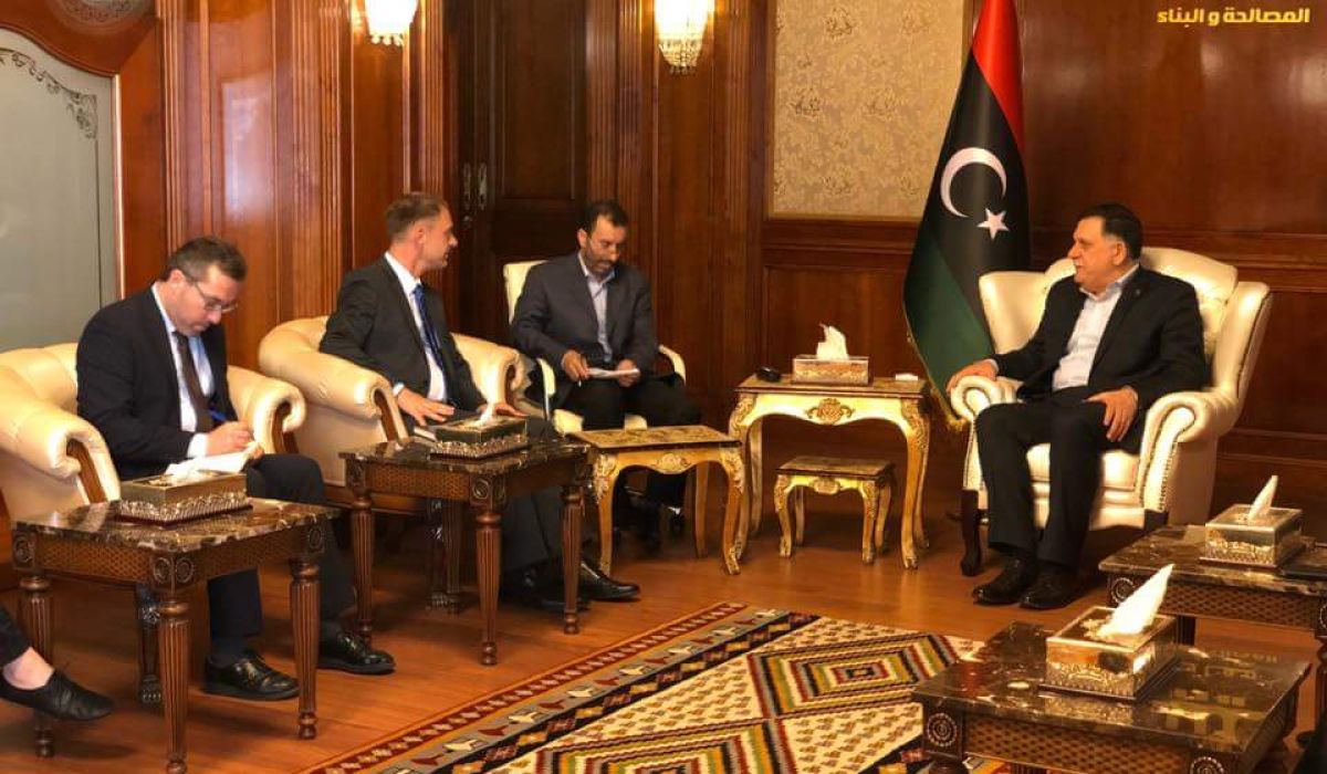 عودة الشركات الألمانية إلى ليبيا محور اجتماع السراج مع السفير الألماني