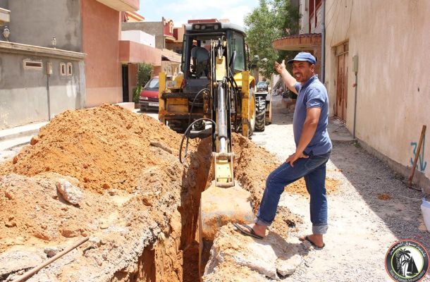 الحرس البلدي بمدينة طرابلس يقوم بالتبليغ عن مخازن لتخزين السلع التموينية