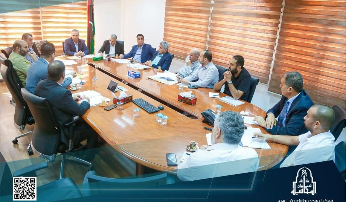 ديوان المحاسبة طرابلس يبحث مع بعض الأجهزة التنفيذية استكمال المشروعات