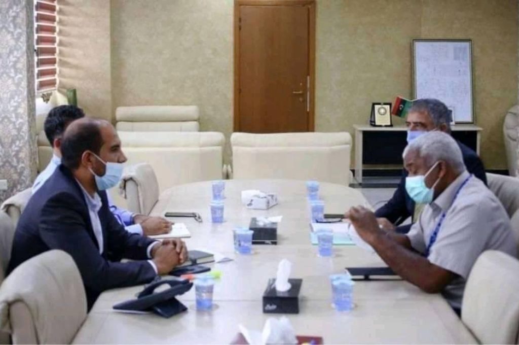 زلاف النفطية تناقش مع العامة للكهرباء مشروع محطة أوباري