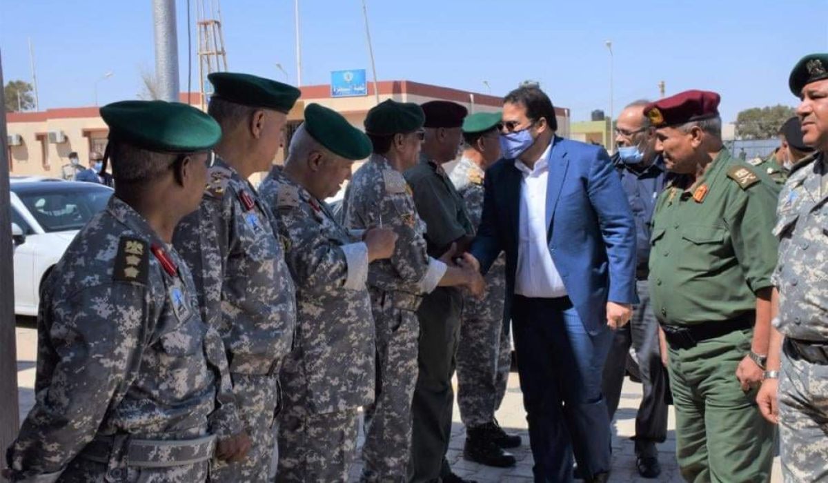 رفعت العبار يجتمع مع رئيس جهاز حرس المنشآت النفطية للاطلاع على نشاط الجهاز