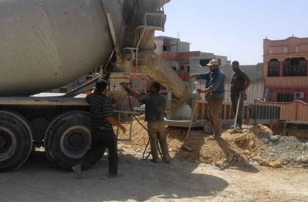 عميد بلدية سرت يزور مشروع محطة الخليج البخارية