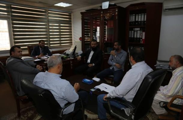 سلامة يناقش مع لجنة الأزمة مدينة مرزق العودة الآمنة للنازحين