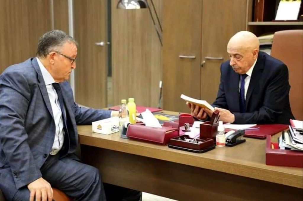 "المنفي" يجتمع مع سفير مالطا لدى ليبيا