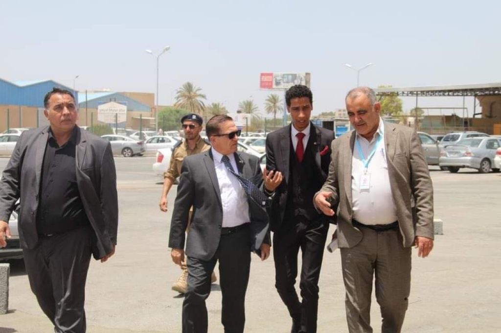 السفير المالطي يزور مطار مصراتة الدولي