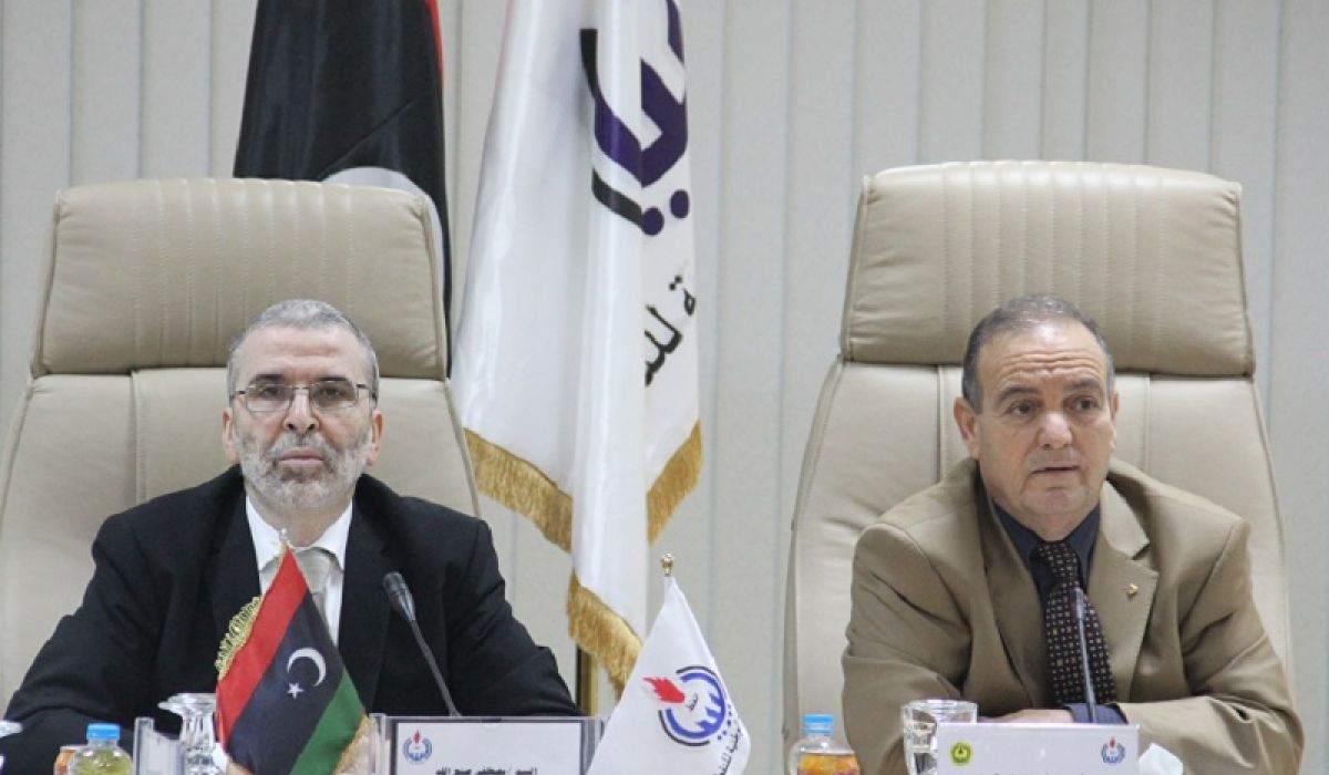 الوطنية للنفط تجتمع مع شركة الزاوية ضمن إجتماعات الجمعية العمومية