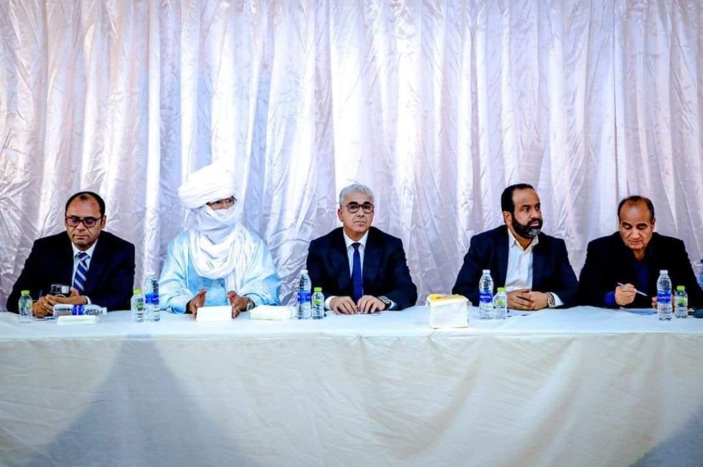 فريق العمل الاقتصادي يجتمع مع شركة عابرة الصحراء لمناقشة سبل وضع التحول الرقمي وخدمات الانترنت