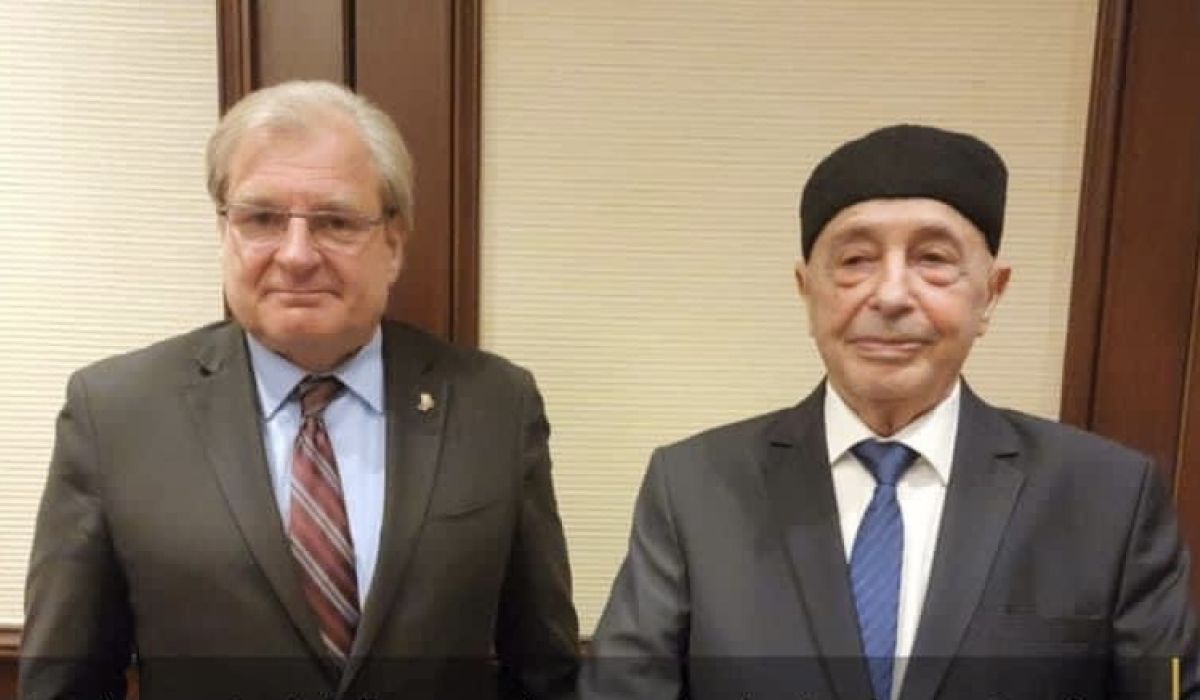 رئيس مجلس النواب يلتقي السفير الأمريكي لمناقشة عدة ملفات أهمها إغلاق الحقول والميزانية العامة