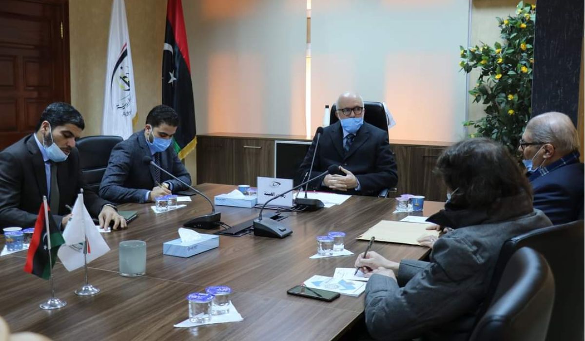 اجتماع تقابلي لبحث التعاون المشترك بين هيئة الرقابة الإدارية طرابلس وإدارة القضايا