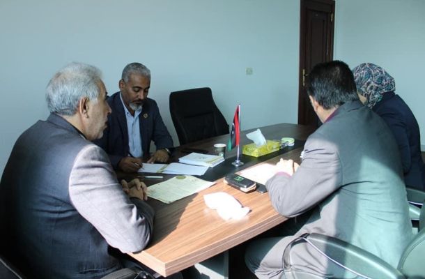 وزير الدولة لشؤون المهجرين يترأس اجتماع اللجنة المختصة بملف مهجري مدينة مرزق