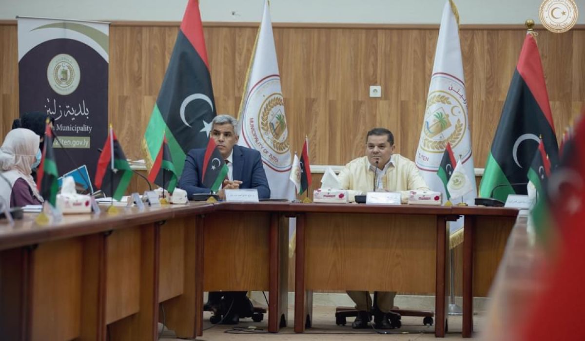 وفد من حكومة الوحدة الوطنية يزور مدينة زليتن