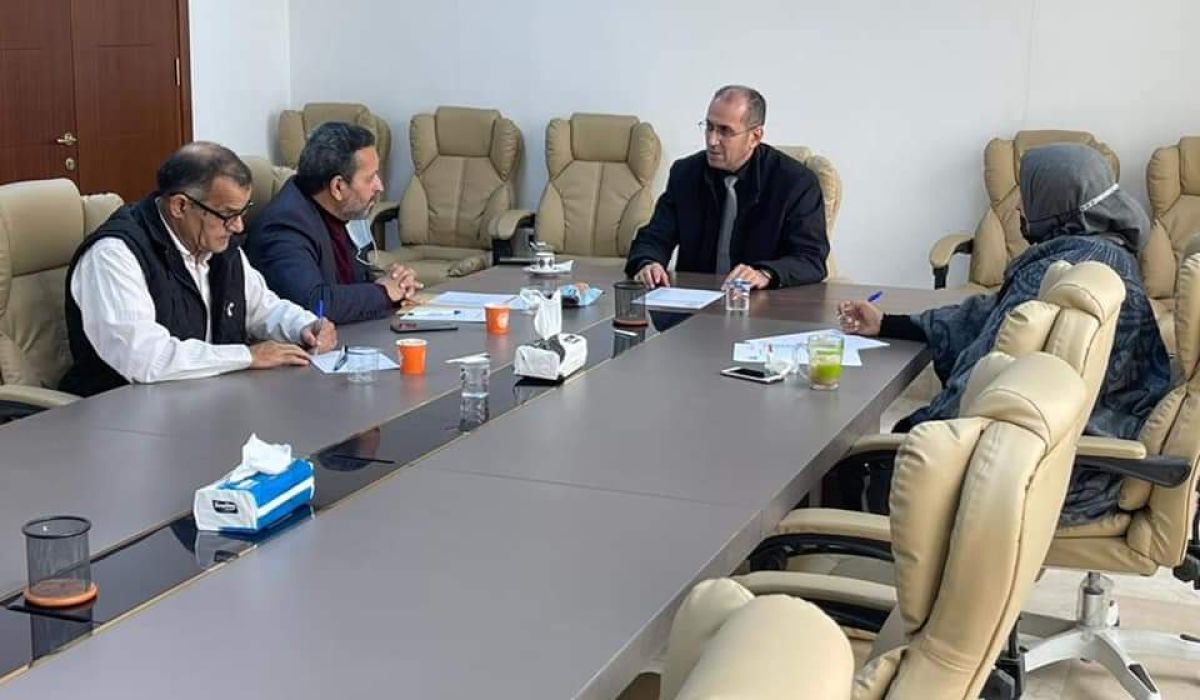 اجتماع لمناقشة آلية التعاون بين هيئة العامة للتشجيع والاستثمار وشؤون الخصخصة ومصلحة النقل البري في طرح مشاريع المتمثلة في محطات ركاب النقل البري