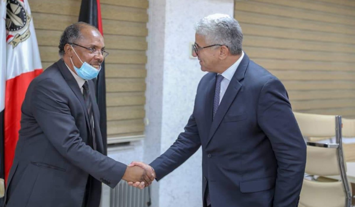 باشاغا في زيارة لمكتب النائب العام حول مكافحة الجرائم المالية والعابرة للحدود