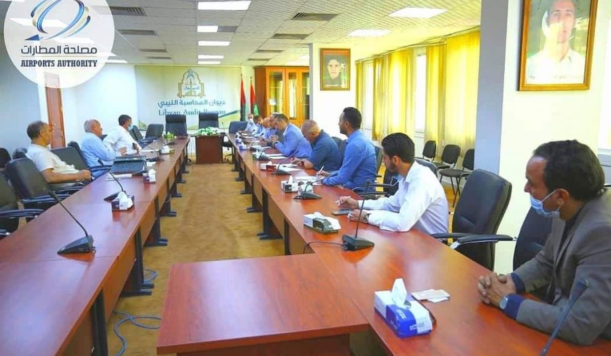 ديوان المحاسبة بطرابلس يتابع مشاريع مصلحة المطارات المتوقفة