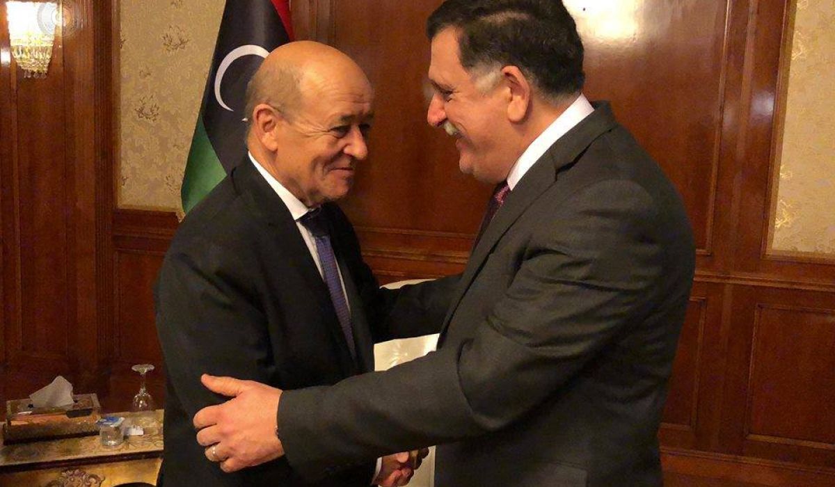 وزير الخارجية الفرنسي يصل طرابلس في زيارة عمل إلى ليبيا