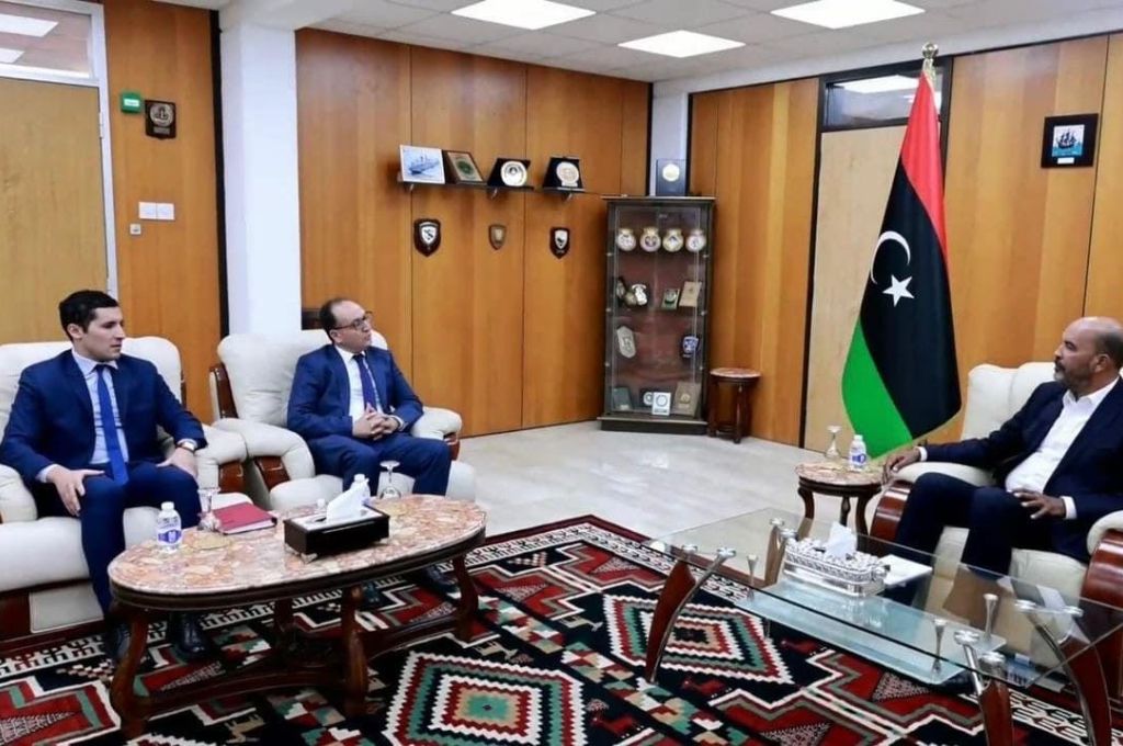 الكوني يلتقي السفير التونسي بالعاصمة طرابلس