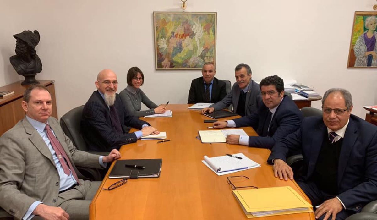 تعاون ليبي إيطالي في اجتماع موسع بالسفارة الليبية بروما