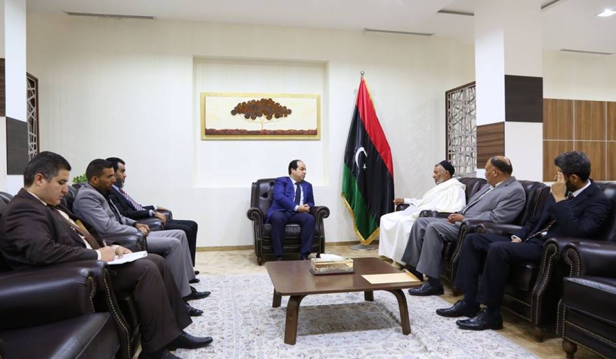 معيتيق يناقش مع الرفاعي إمكانية تنفيذ عدد من المشاريع بمدينة الشقيقة