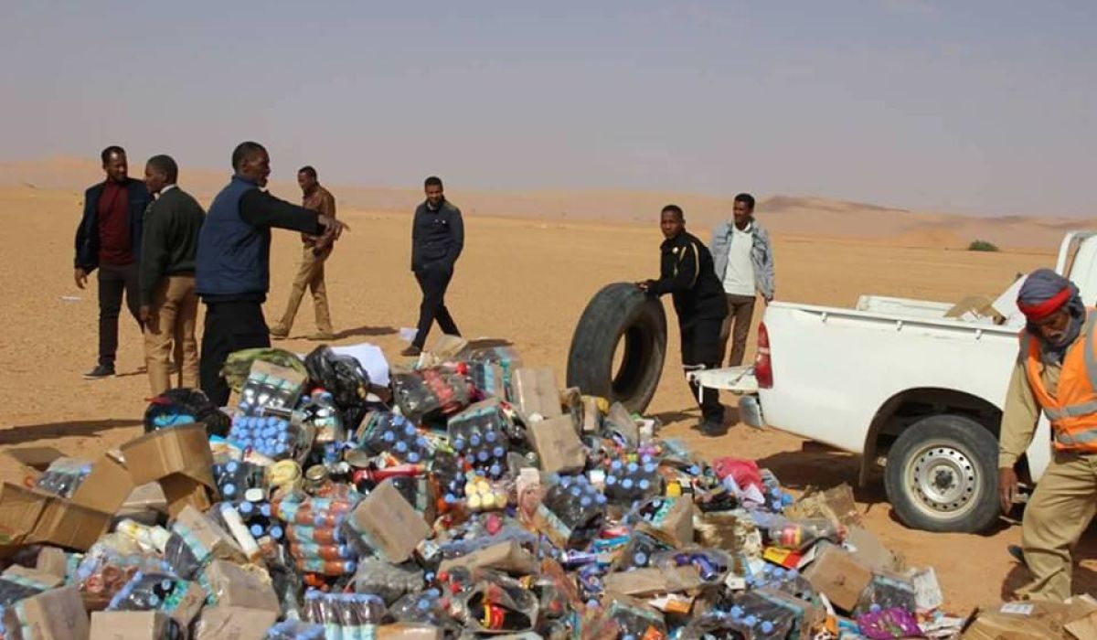 بلدية الغريفة تعدم كمية كبيرة من المواد الغذائية و الأدوية غير الصالحة