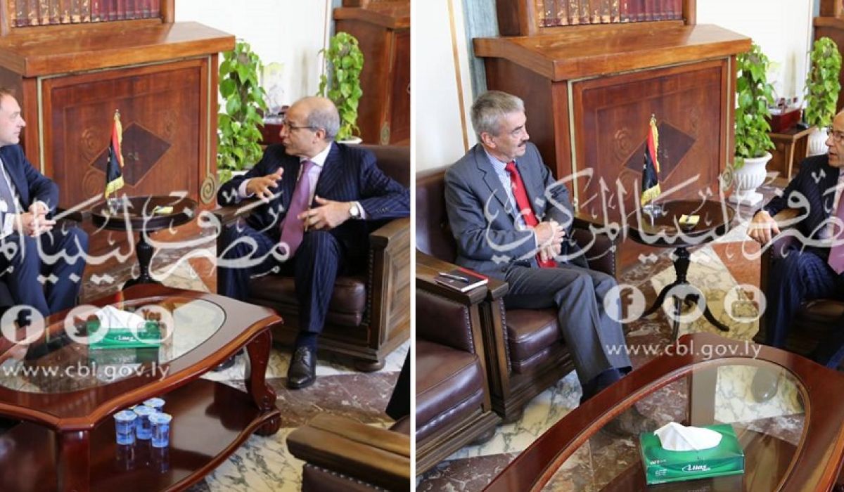 الكبير يناقش مع السفيريْن البريطاني والألماني الأوضاع الاقتصادية في ليبيا