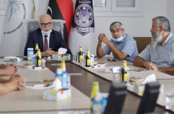 المنطقة الحرة مصراتة تقوم بإجراء التجارب التشغيلية لمنظومات إطفاء الحرائق للقاطرتين الدزيرة والسميدة