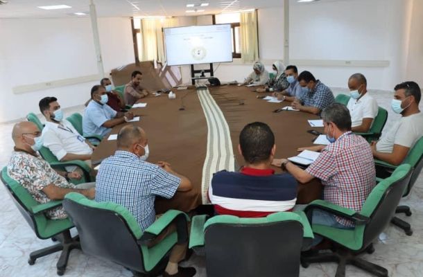 وكيل وزارة العمل والتأهيل يتابع سير العمل بمركز التدريب الليبي الكوري
