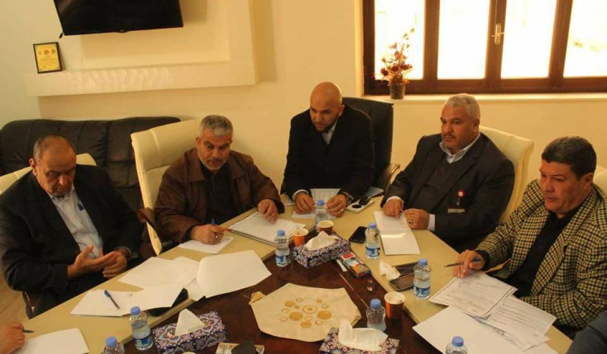 الإجتماع الدوري لإدارة الخدمات العامة بشركة البريقة لتسويق النفط