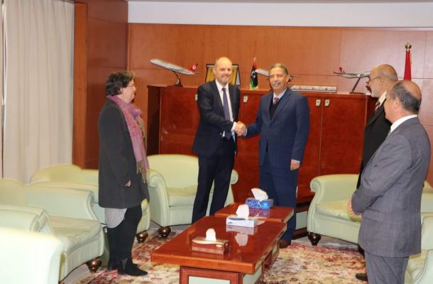 أوحيدة لصدى : استكمال توصيل الكهرباء إلى الصالة الرئيسية بمطار سبها الدولي