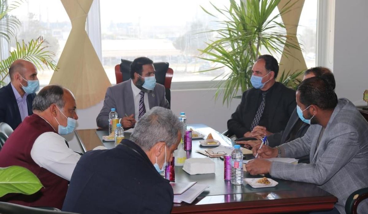 شركة الزاوية النفطية تجتمع مع صندوق الضمان الاجتماعي