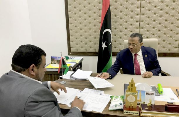 عاجل انتهاء أزمة ايقاف تدفق مياه النهر الصناعي بمحطة التدفق الرئيسية بالشويرف