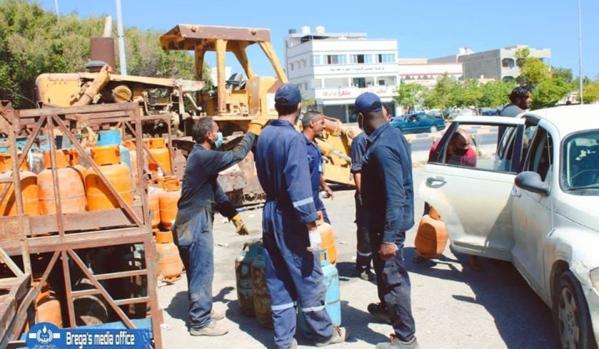 شركة البريقة توفر خمس نقاط بيع مباشر لاسطوانات غاز الطهي للمواطنين بسعر 2 دينار