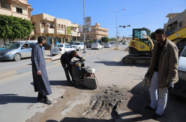 مدرسة اللثامة الإعدادية ببنغازي تعيد افتتاح أبوابها