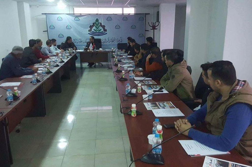 فريق الصيانة بمكتب بريد أوجله يواصل العمل على إرجاع التغطية للمنطقة