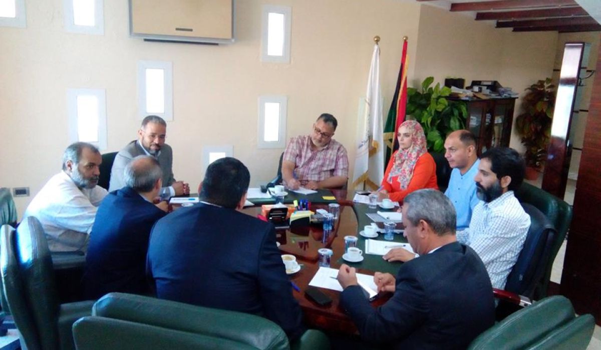 اجتماع مشترك بين مصلحة أملاك الدولة والمصرف التجاري الوطني