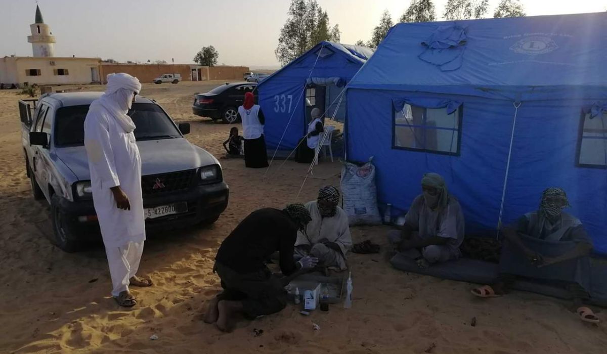صدى ترصد معاناة العائلات النازحة بمنطقة غات