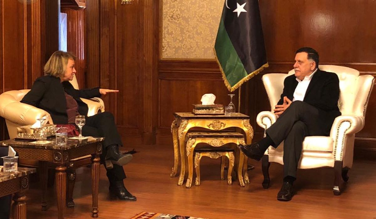 السراج و موشايد يناقشان الهجرة غير القانونية وعودة بعثة الاتحاد الأوروبي الى ليبيا