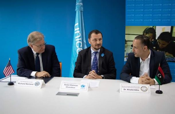 البريقة تعلن استئناف العمل بمستودع طرابلس النفطي