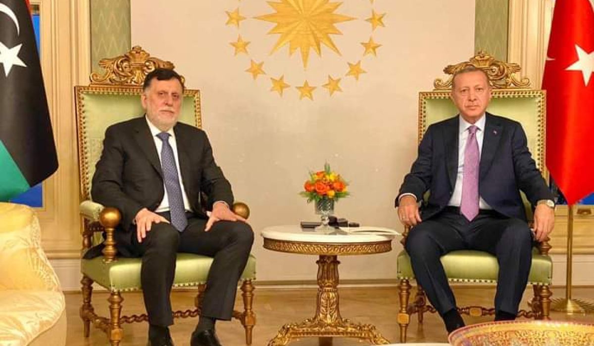 "السراج" يجتمع مع الرئيس التركي للمناقشة آخر مستجدات الأوضاع في ليبيا