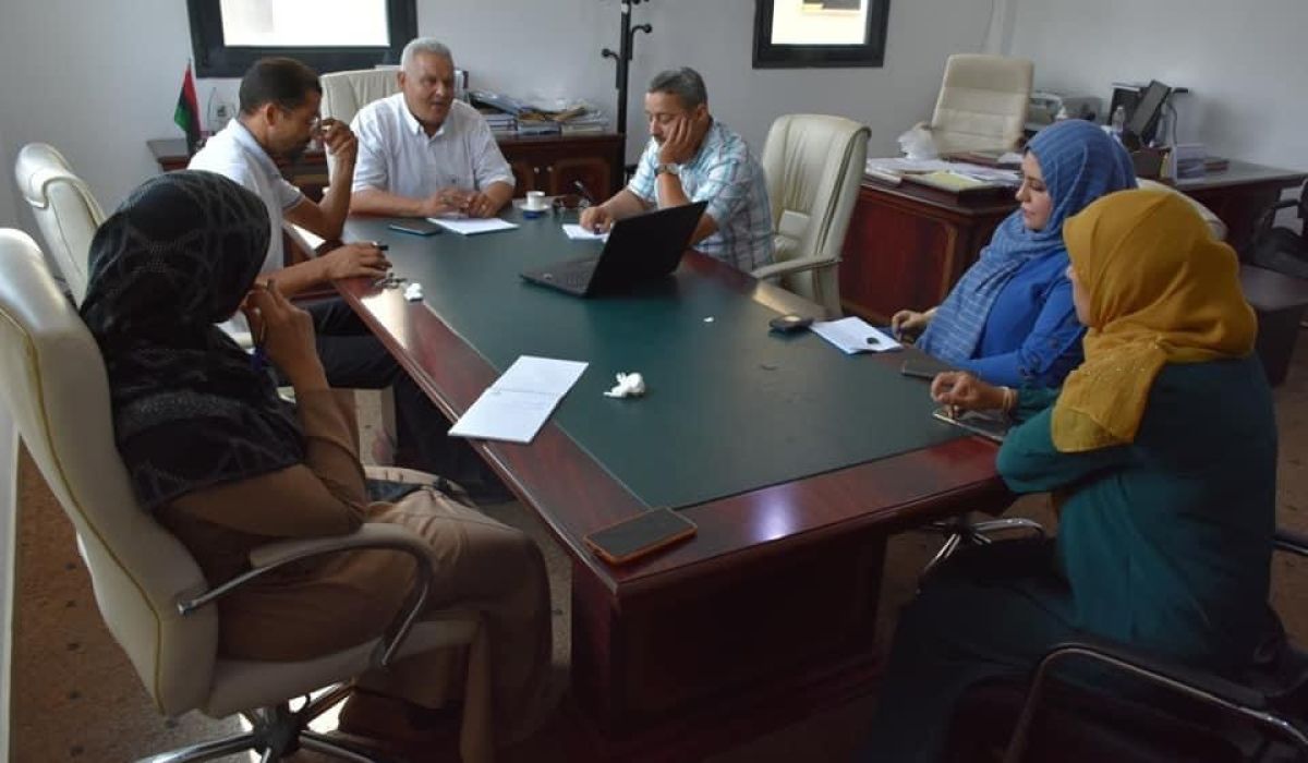 اجتماع لمناقشة آلية تطوير وإعادة إطلاق موقع الهيئة على شبكة المعلومات الدولية