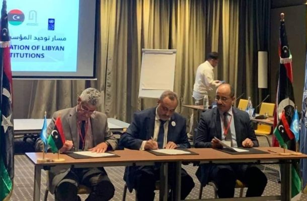 التوقيع على بروتوكول التعاون المشترك لدعم العلاقات الاقتصادية بين طرابلس والقاهرة