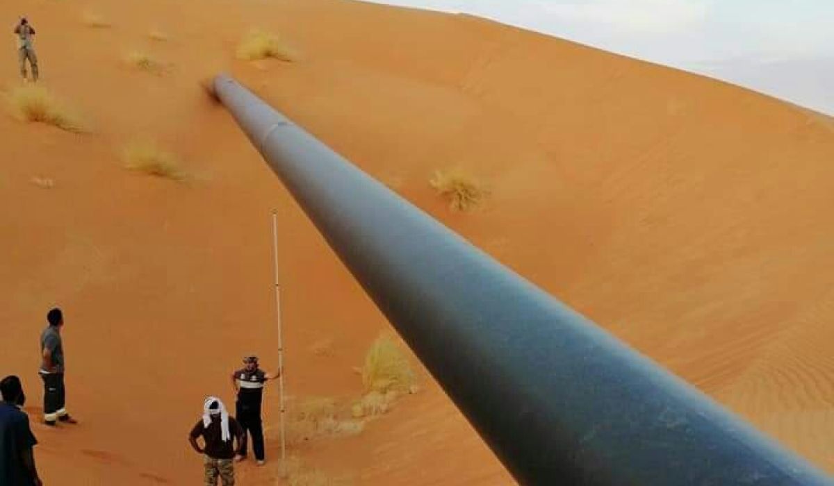 تمهيدا لإعادة تشغيل حقل الفيل.. الكشف على خط تصدير النفط الواصل بين الحقل ومجمع مليتة