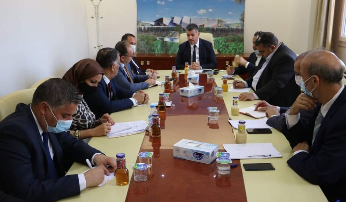 وكيل ديوان وزارة المواصلات وشؤون النقل البحري يستقبل وكيل وزارة النقل التونسي والوفد المرافق له