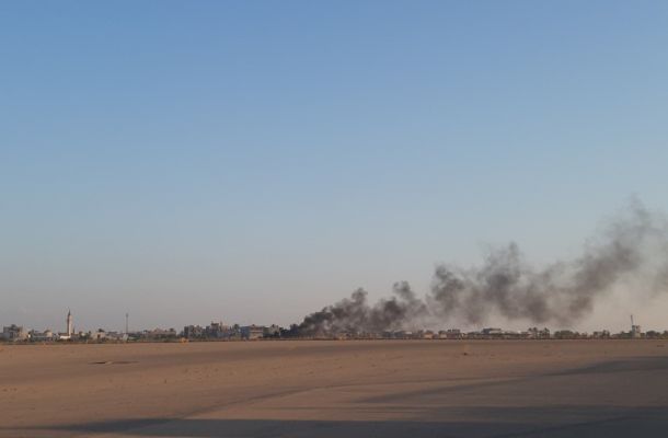 35 حافلة تابعة لشركة السهم للنقل العام في طريقها إلى ليبيا