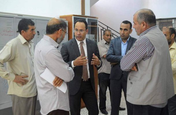 بلدية بنغازي تستقبل أعضاء بعثة الأمم المتحدة في ليبيا وتستلم بعض المعدات الطبية والمواد المنزلية