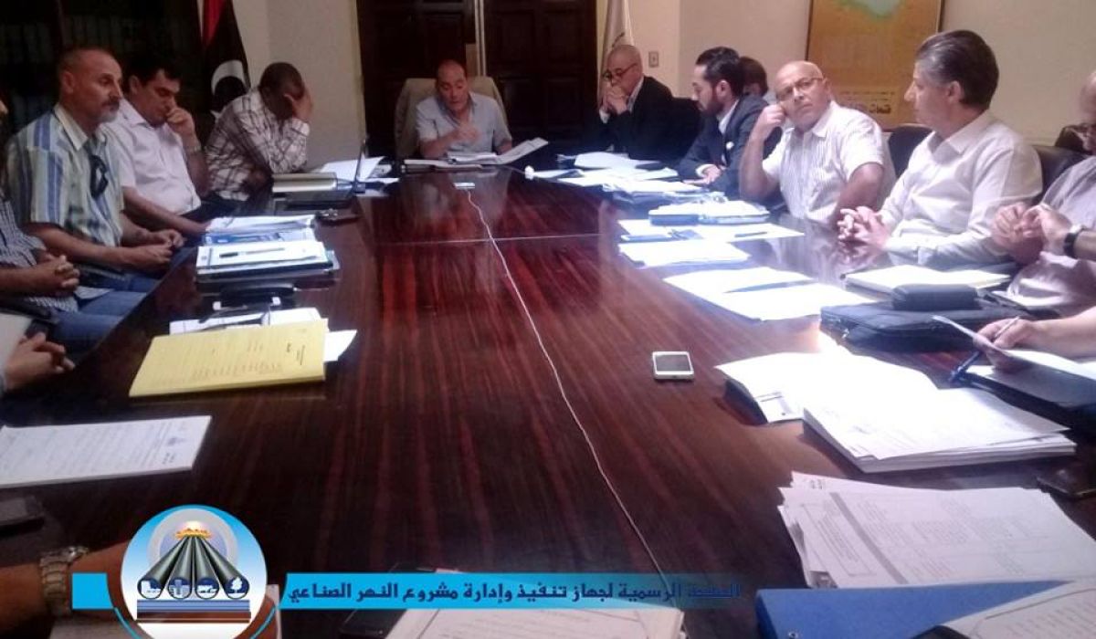 اللجنة الإدارية لجهاز تنفيذ وإدارة مشروع النهر الصناعي تعقد إجتماعها الخامس لسنة 2018