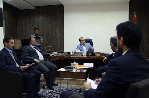 مشرفي محطات وقود الطريق الساحلي يستعرضون آلية عملهم مع لجنة أزمة الوقود