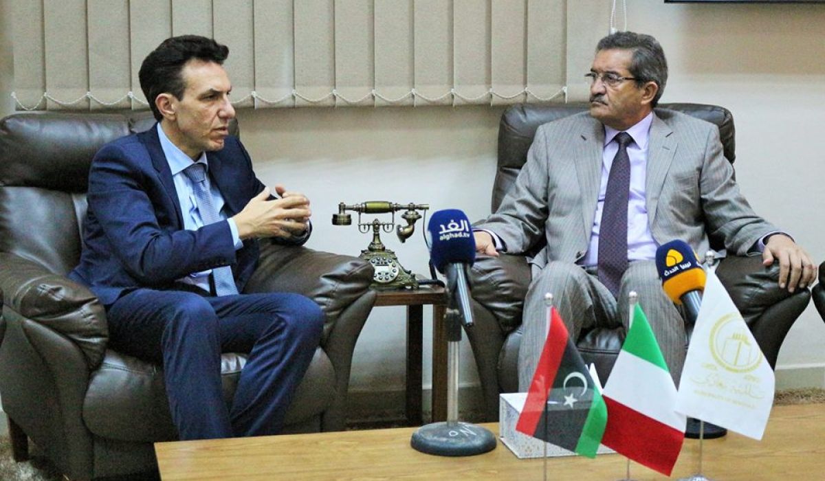 الشركات الإيطالية ستُجري لقاءات بخصوص الاستثمار والبنية التحتية ببنغازي
