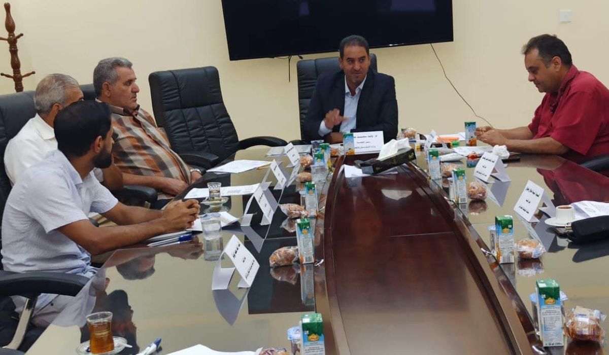 الاجتماع الأول للجنة المعنية بزيارة المشاريع الإسكانية في المنطقة الممتدة من مدينة بن جواد إلى مدينة طبرق